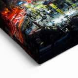 Modern Israel Skyline View - Tel Aviv Night Cityscape Art Print