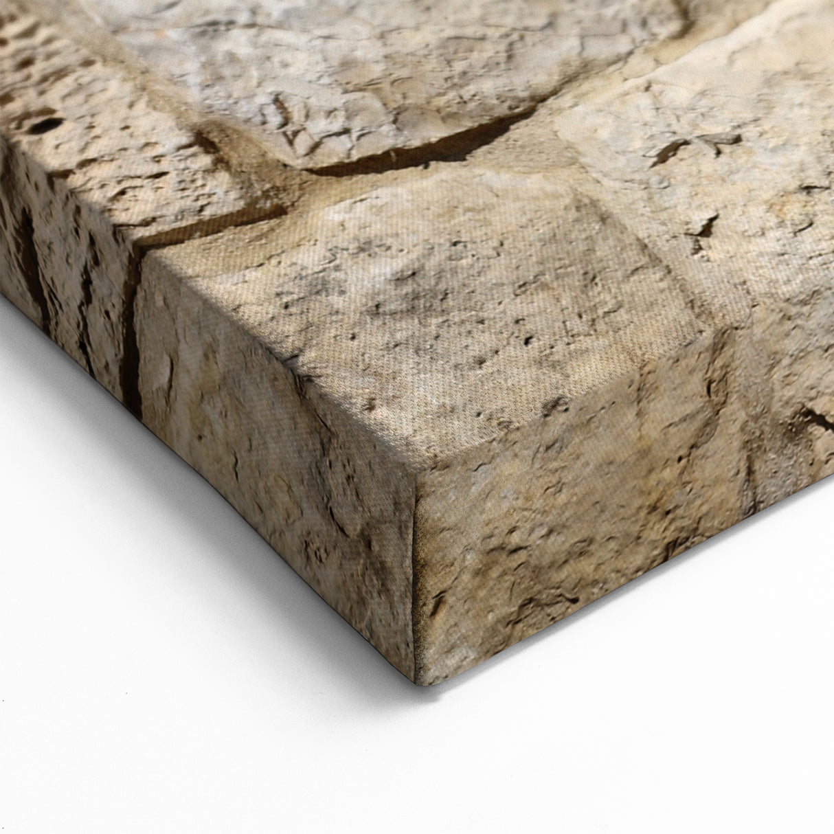 Historic Israel Window Art Print - Stone Wall Architecture in Tel Aviv