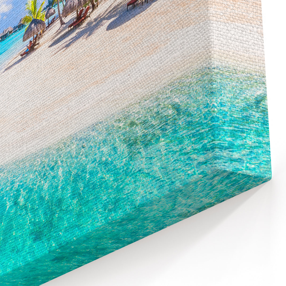 Bora Bora Paradise Beach Canvas - Tropical Resort Art