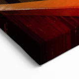 Modern Tel Aviv Night Art Print - Illuminated City Bridge Skyline