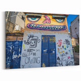 Urban Tel Aviv Street Art Print - Colorful Graffiti Wall Design