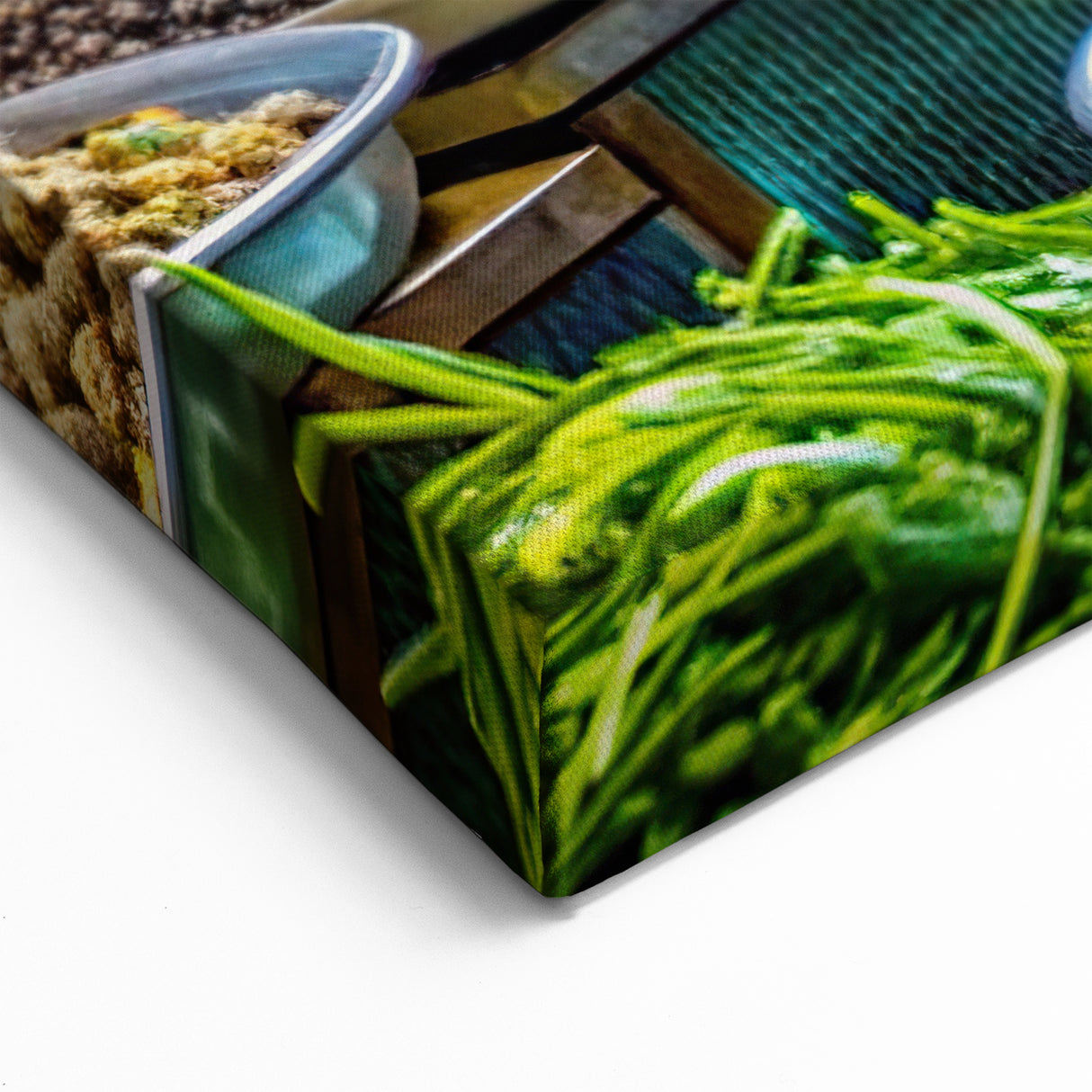 Vibrant Spice Market Scene - Israel Tel Aviv Wall Art Print