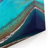 Panoramic Bora Bora Lagoon Canvas - Aerial Island Art