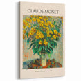 Claude Monet Wall Art - Jerusalem Artichoke Flowers, 1880 Canvas Print