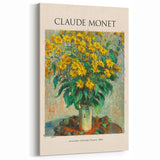 Claude Monet Wall Art - Jerusalem Artichoke Flowers, 1880 Canvas Print