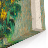 Claude Monet Wall Art - Jerusalem Artichoke Flowers, 1880 Canvas Print