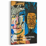 Contemporary Basquiat and Warhol Prints Avant-Garde Graffiti Art Canvas