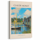 Claude Monet Wall Art - The Bridge at Argenteuil, 1874 Canvas Print
