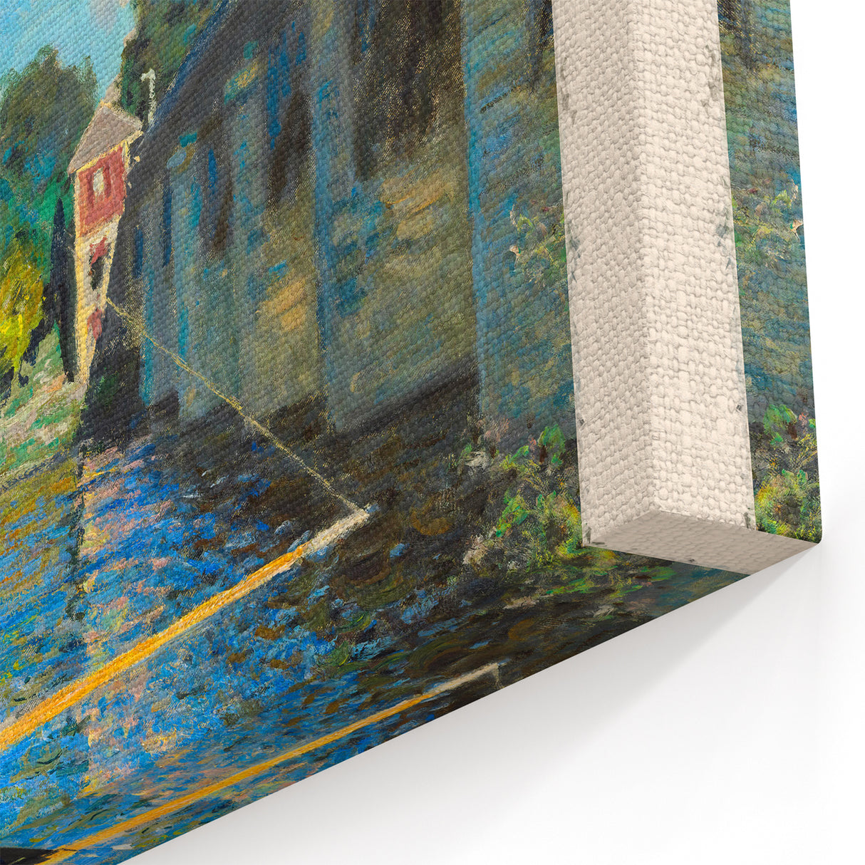 Claude Monet Wall Art - The Bridge at Argenteuil, 1874 Canvas Print