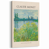 Claude Monet Wall Art - Banks of the Seine, Vétheuil, 1880 Canvas Print