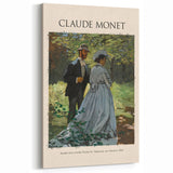 Claude Monet Wall Art - Bazille and Camille, 1865 Canvas Print