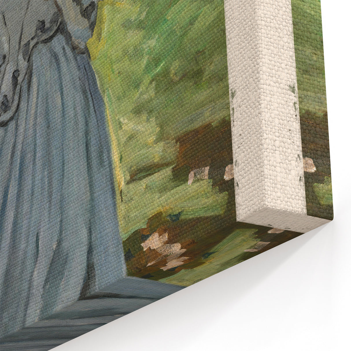 Claude Monet Wall Art - Bazille and Camille, 1865 Canvas Print