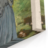 Claude Monet Wall Art - Bazille and Camille, 1865 Canvas Print