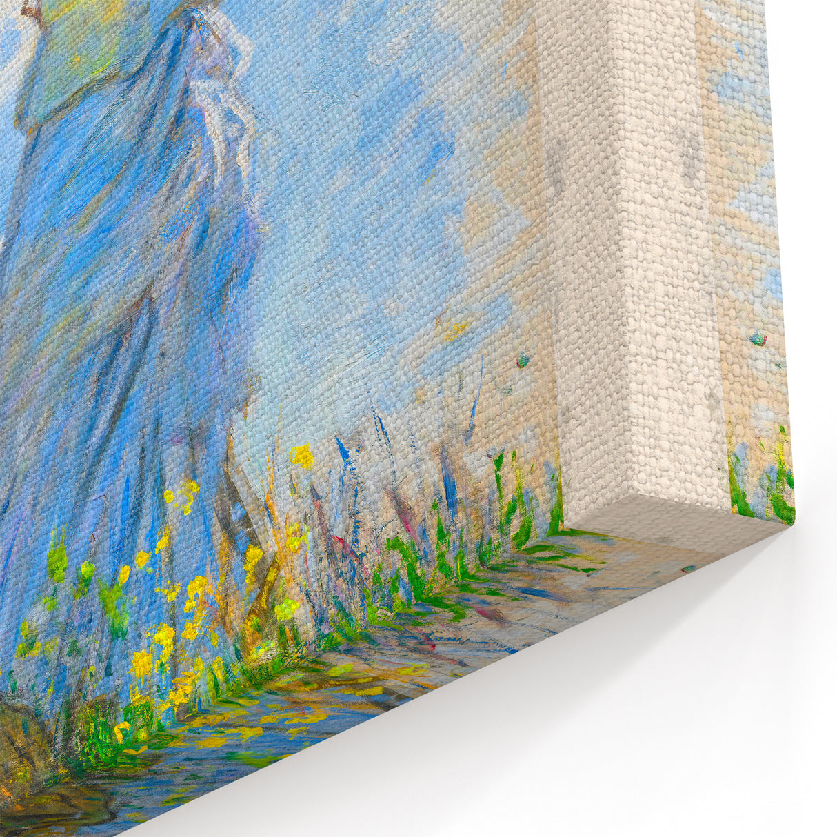 Claude Monet Wall Art - Woman with a Parasol, 1875 Canvas Print