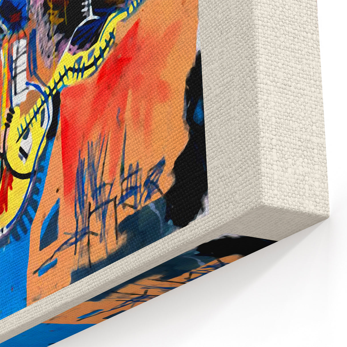 Basquiat Wall Art - Jean-Michel Basquiat Prints - Iconic Skull Canvas