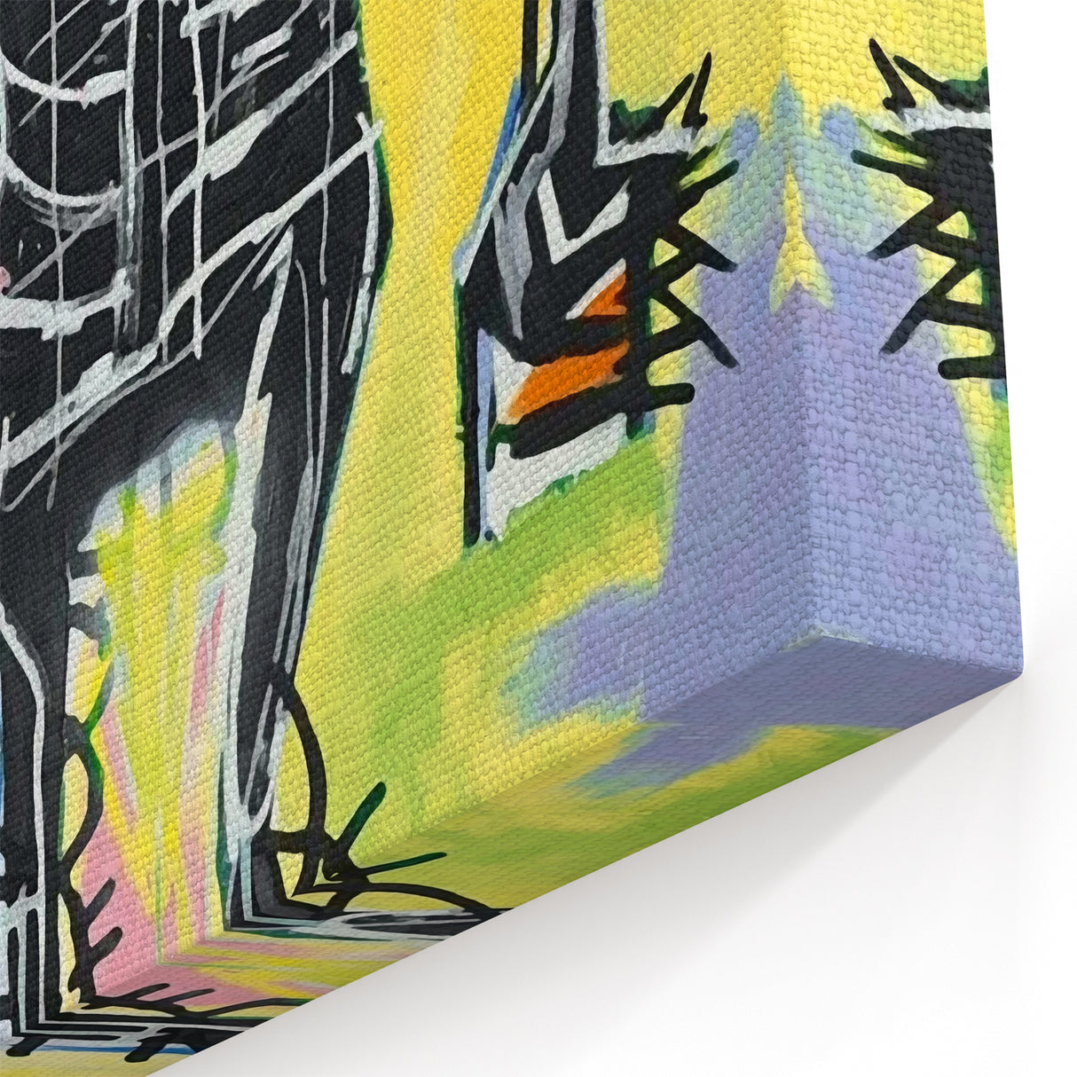 Basquiat Wall Art - Jean-Michel Basquiat Prints - Fishing Canvas Decor