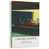 Edward Hopper Art - Iconic Nighthawks Painting - Hopper Canvas Wall Art