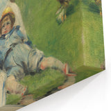 Claude Monet Wall Art - Madame Monet and Child, 1874 Canvas Print