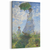 Claude Monet Wall Art - Woman with a Parasol, 1875 Canvas Print