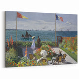 Claude Monet Wall Art - Garden at Sainte-Adresse, 1867 Canvas Print