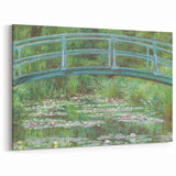 Claude Monet Wall Art - The Japanese Footbridge, 1899 Canvas Print