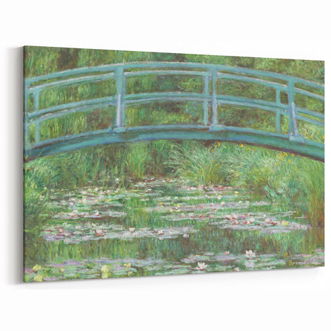 Claude Monet Wall Art - The Japanese Footbridge, 1899 Canvas Print