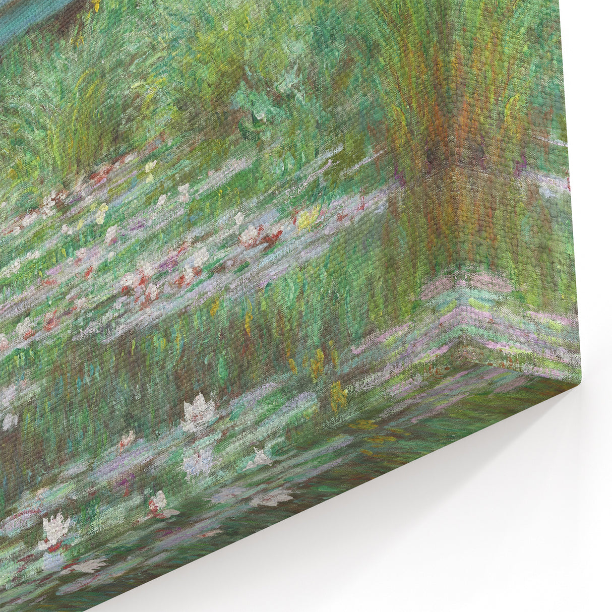 Claude Monet Wall Art - The Japanese Footbridge, 1899 Canvas Print