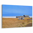 Rustic Alaska Wall Art - Remote Cabins and Frozen Tundra Wilderness Print