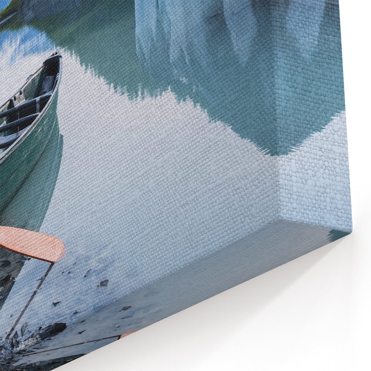 Alaska Canoe Adventure Wall Art - Mountain and Glacier Reflection Print