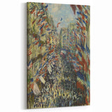 Claude Monet Paintings – The Rue Montorgueil, Celebratory Wall Art