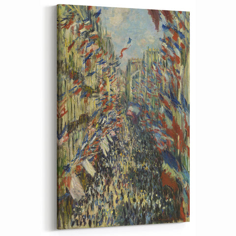 Claude Monet Paintings – The Rue Montorgueil, Celebratory Wall Art