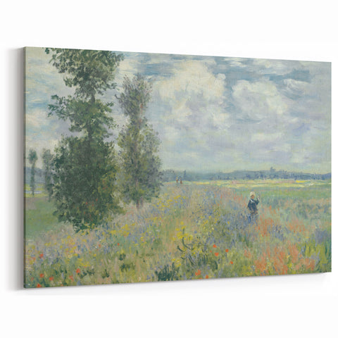 Claude Monet Wall Art – Peaceful Meadow Landscape Canvas Prints
