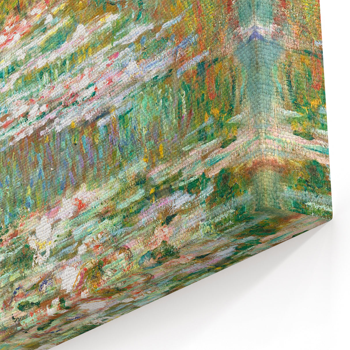 Monet Canvas Prints – Water Lilies Reflection, Iconic Claude Monet Wall Art