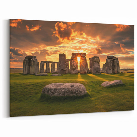 Historic England Wall Art - Scenic Stonehenge Sunset Prints