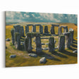 Scenic Stonehenge Artwork - Stonehenge Prints with Lush Landscape