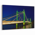 Thames River Wall Art - London Night Bridge Scene