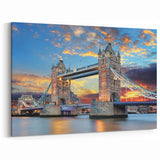 Thames Canvas Prints - Tower Bridge Sunset Splendor