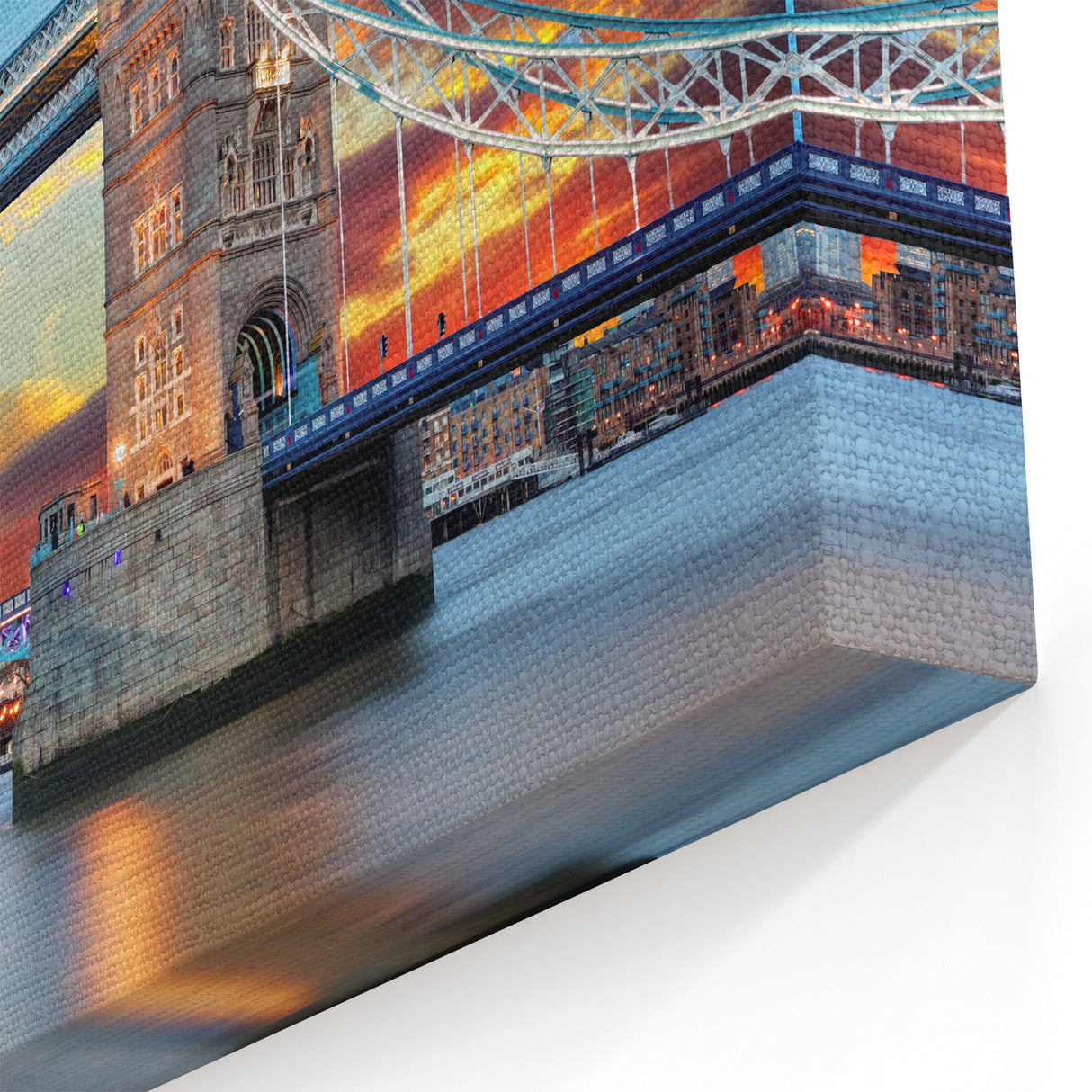 Thames Canvas Prints - Tower Bridge Sunset Splendor
