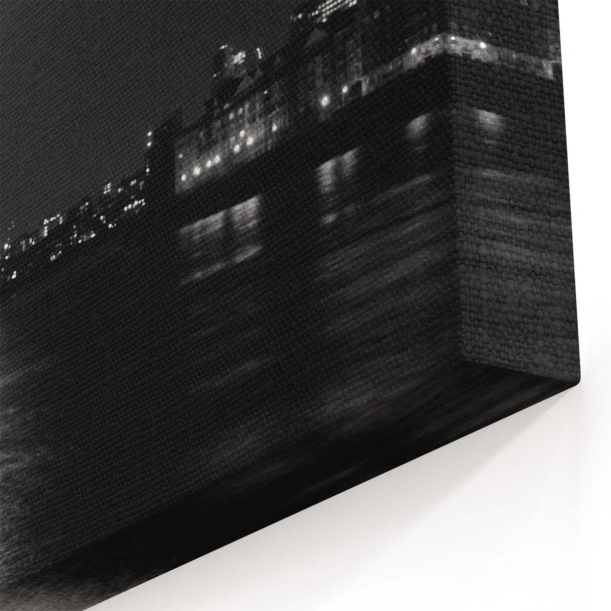 Thames River Wall Art - Moonlit London Skyline at Night