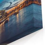 Thames Canvas Prints - The Shard and City Lights at Dusk