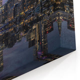 London Skyline Art - Tower Bridge and Cityscape at Dusk