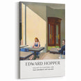 Edward Hopper Art - Sunlight in a Cafeteria - Hopper Canvas Wall Art