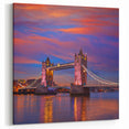 Tower Bridge Canvas - Sunset Over London's Historic Landmark