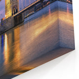 Tower Bridge Art - Illuminated London Landmark by Twilight