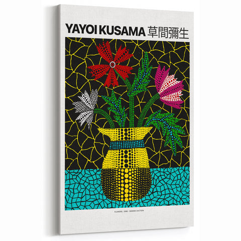 Yayoi Kusama Wall Art - Vibrant Floral Pop Art | Canvas & Prints