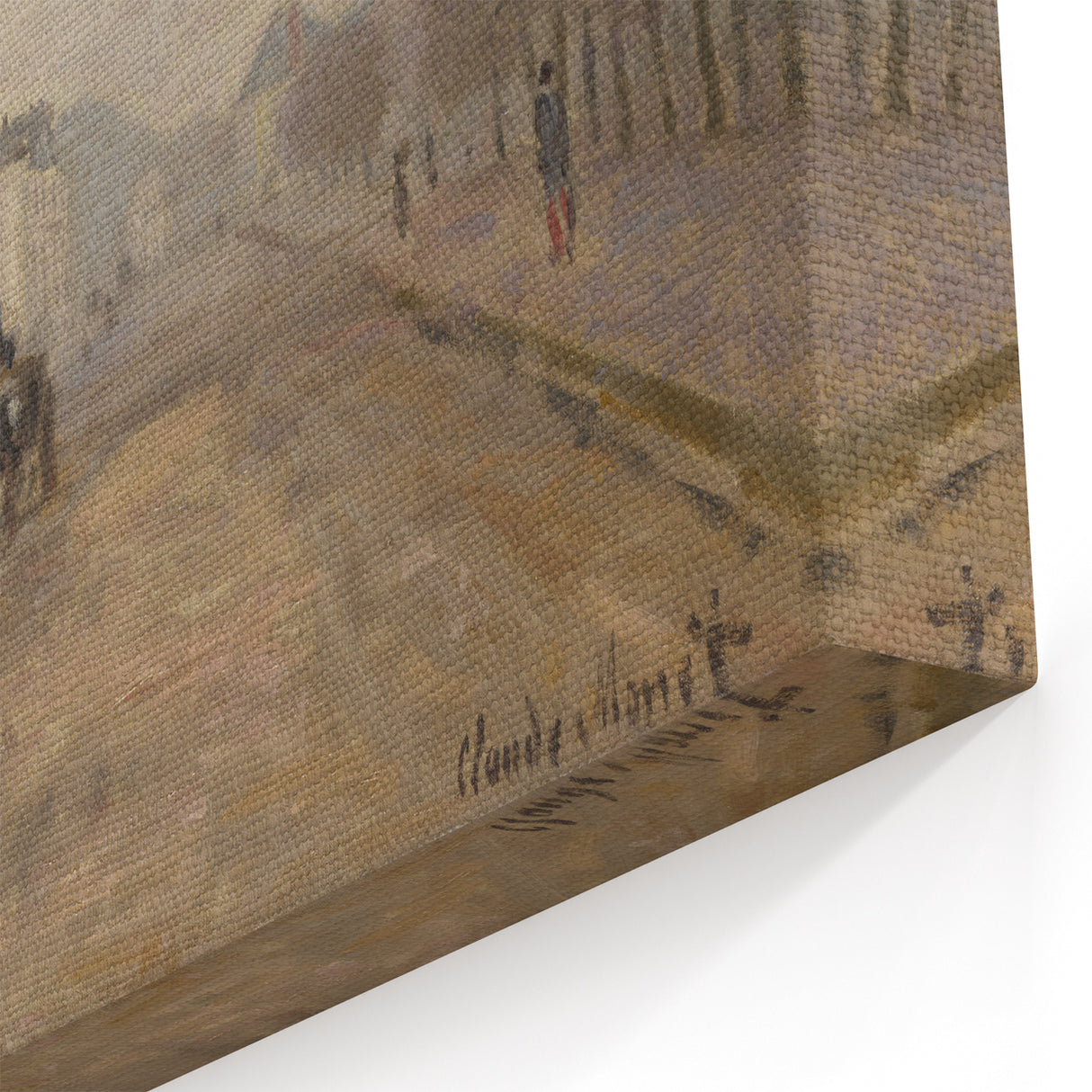 Monet Canvas Prints – A Quiet Street Scene, Claude Monet’s Early Work