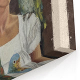 Frida Kahlo Wall Art | Me and My Parrots, 1941 | Frida Kahlo Canvas