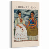 Frida Kahlo Wall Art | The Two Fridas 1939 | Frida Kahlo Canvas Print