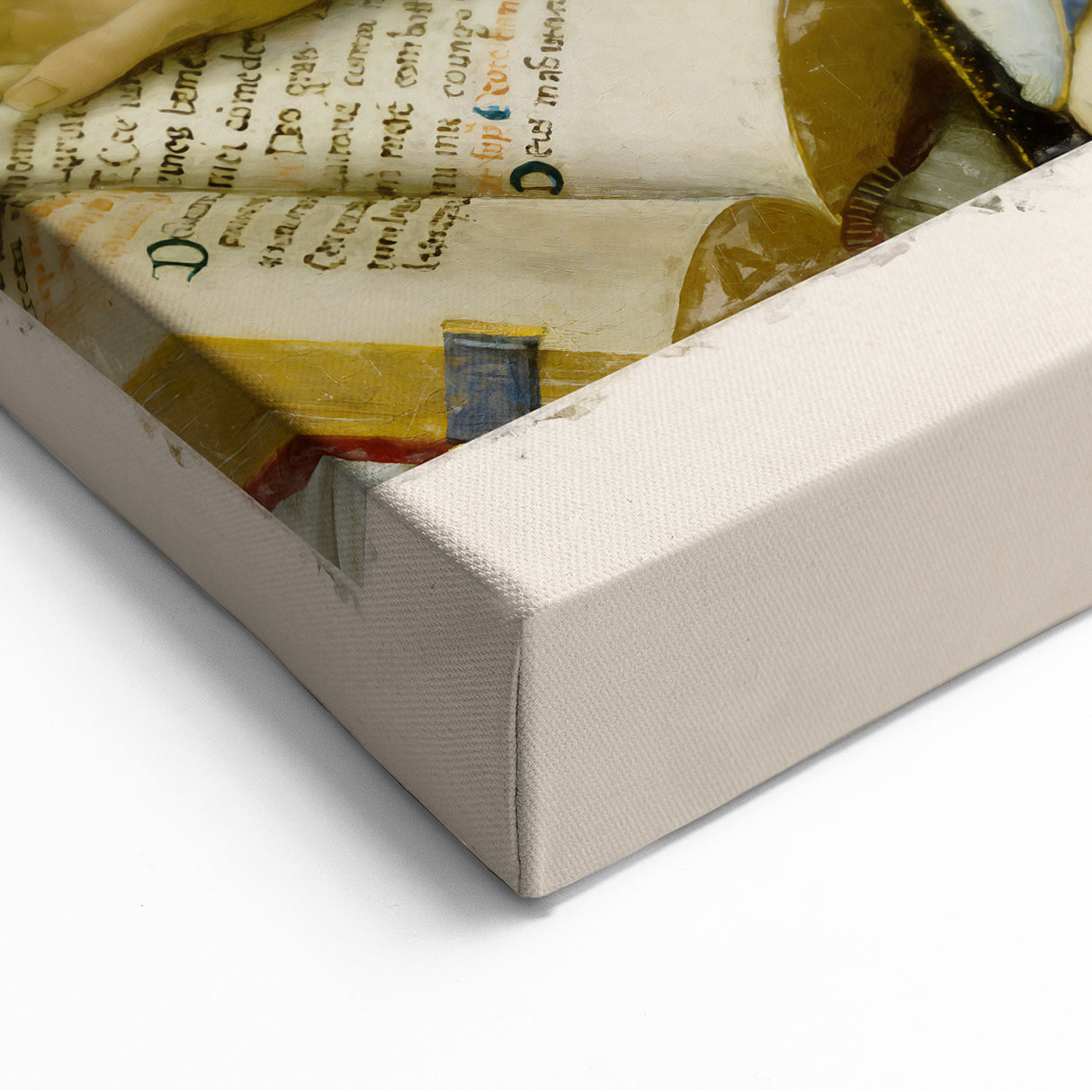 Sandro Botticelli Wall Art - Madonna of the Book Renaissance Canvas Prints