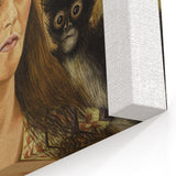 Frida Kahlo Wall Art – Self-Portrait with Monkey, 1945 | Canvas Prints